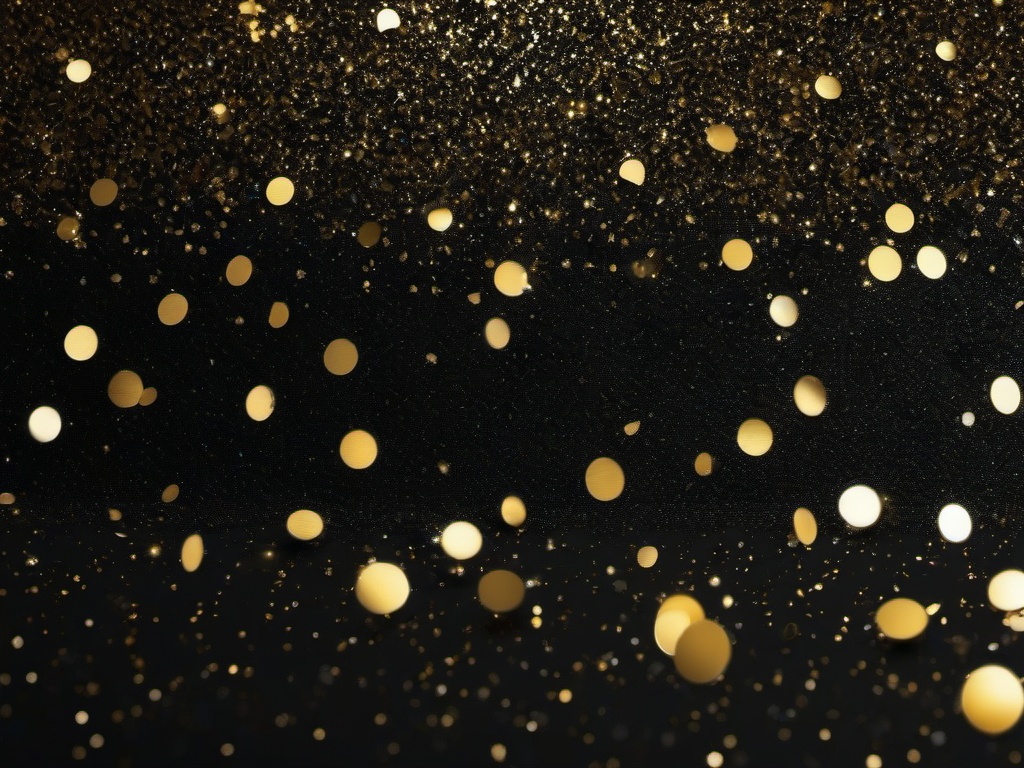 Black And Gold Background Glitter  