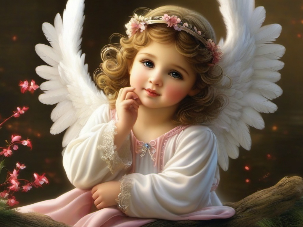 cute angel wallpaper hd  ,desktop background wallpaper