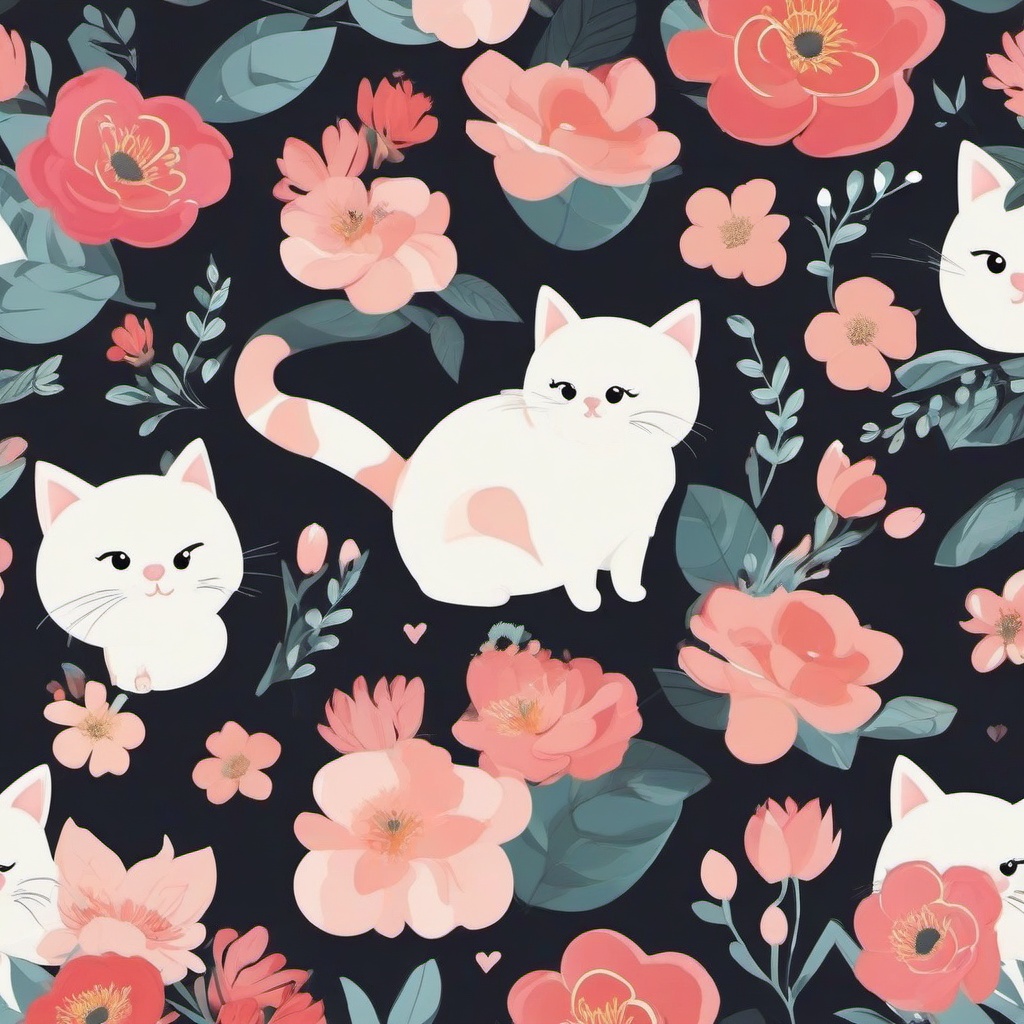 Cat Background Wallpaper - wallpaper cute kitty  