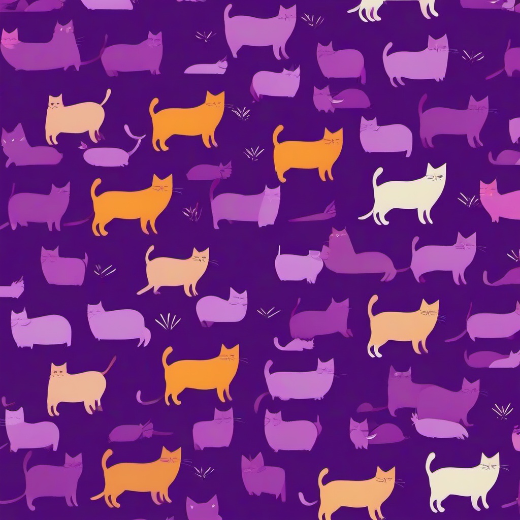 Cat Background Wallpaper - cat purple background  