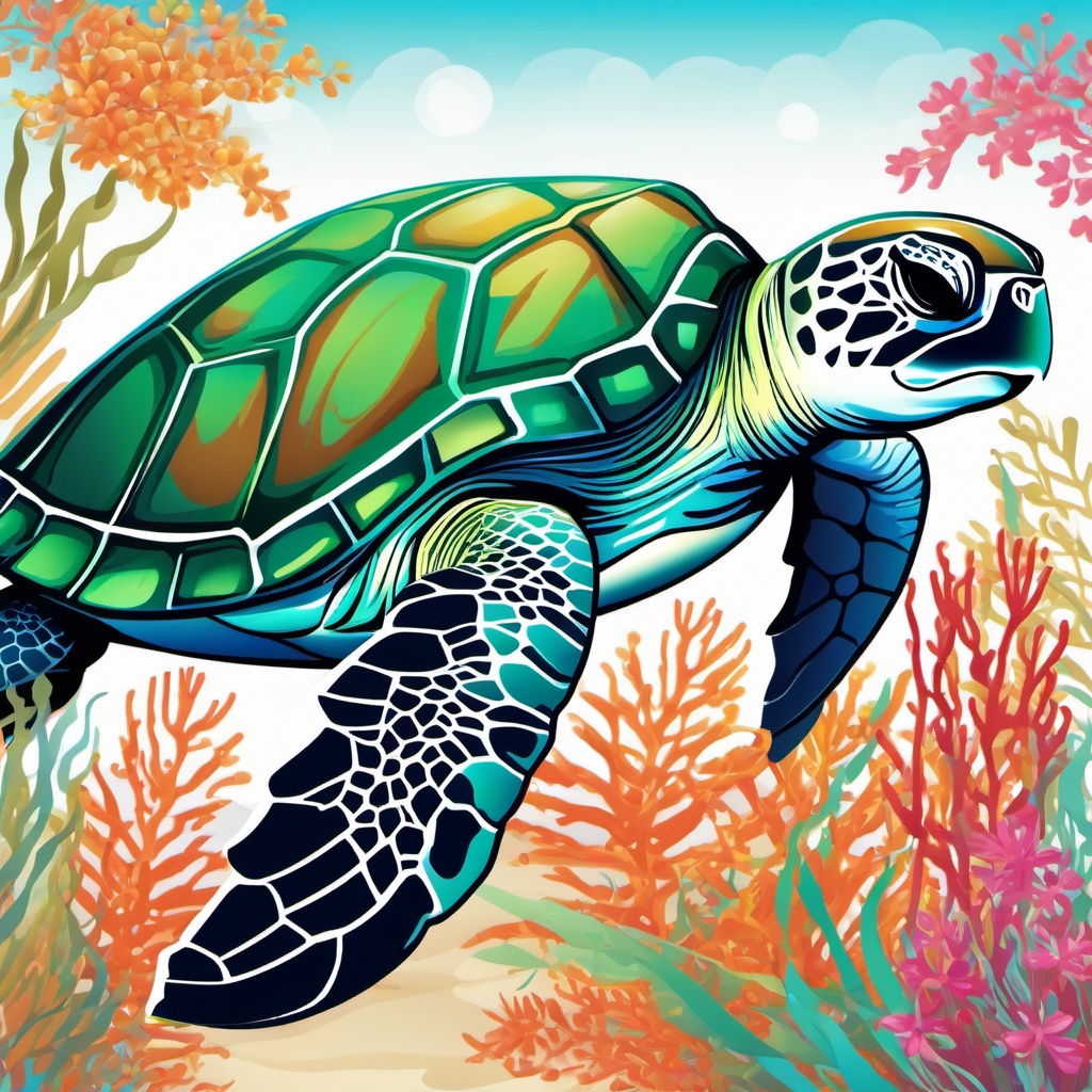 Sea Turtle  clipart