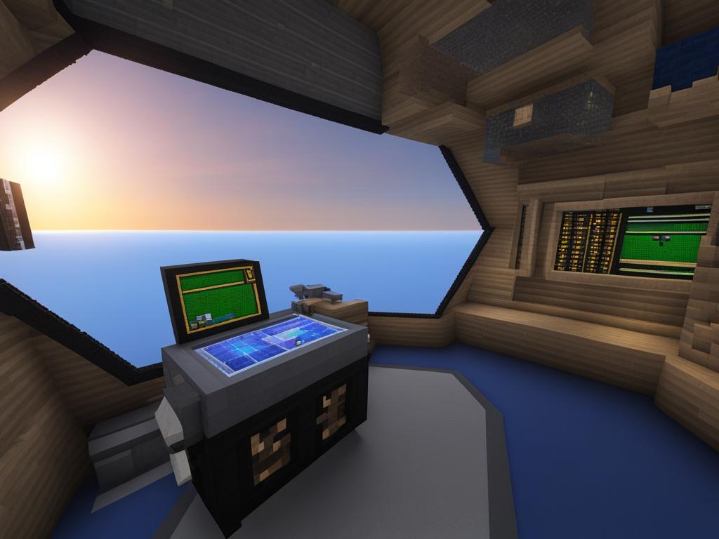 high-altitude research lab in the stratosphere - minecraft house design ideas minecraft block style