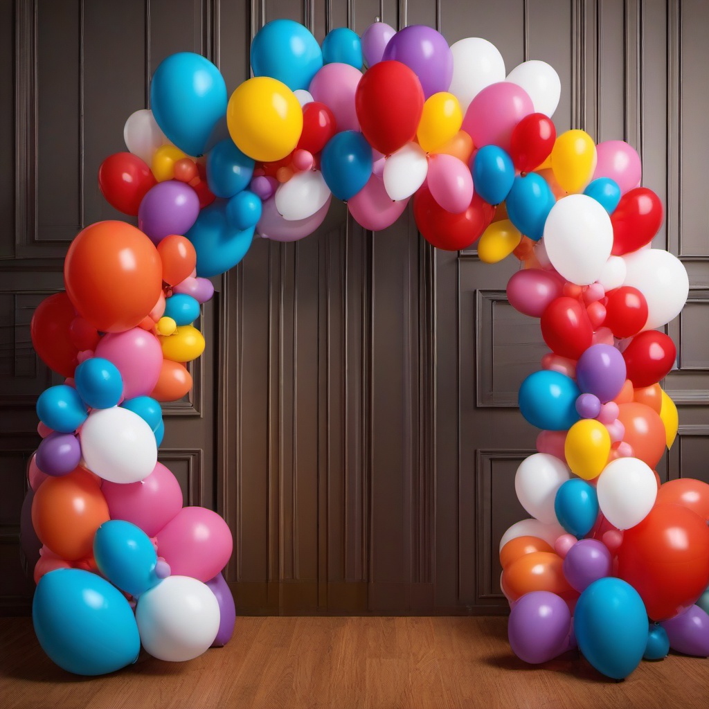 Balloon clipart - balloon arch at an event  