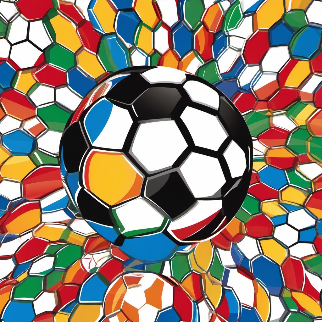 Soccer Ball clipart - soccer ball surrounded by fans  