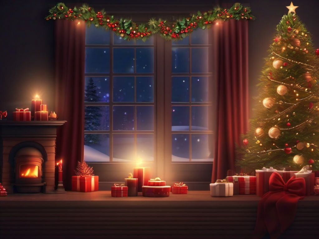 Cozy Christmas Background  