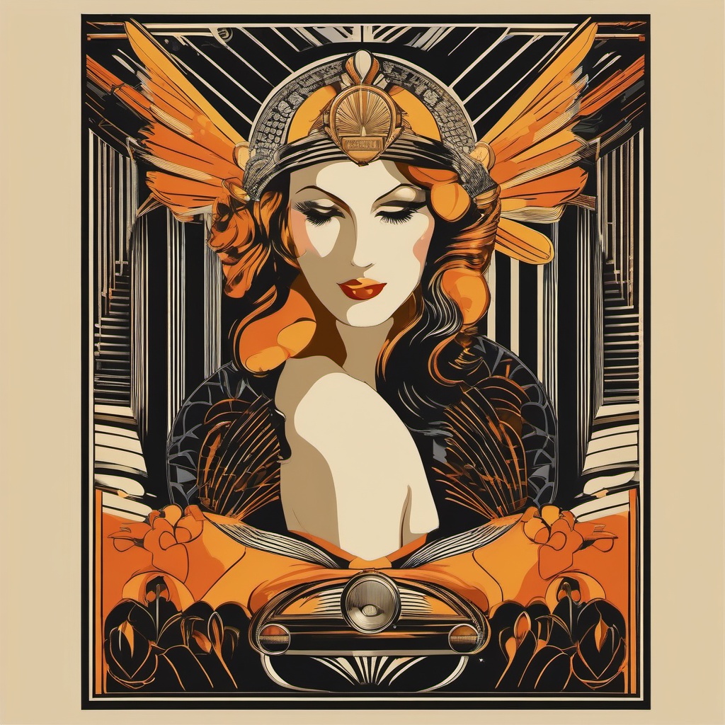 1930s Art Deco Posters , vintage t shirt vector art