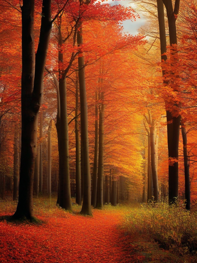 Fall Background Wallpaper - fall forest wallpaper  