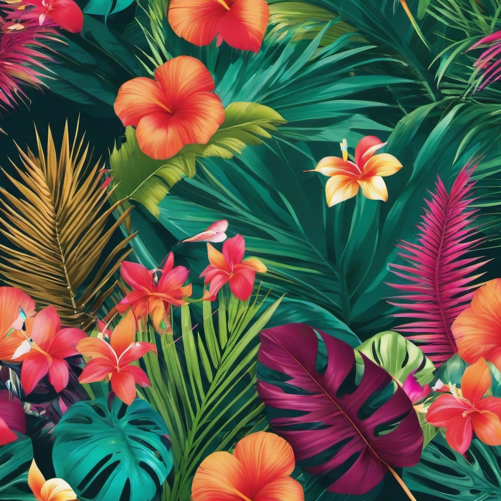 Party Background Wallpaper - tropical party background  