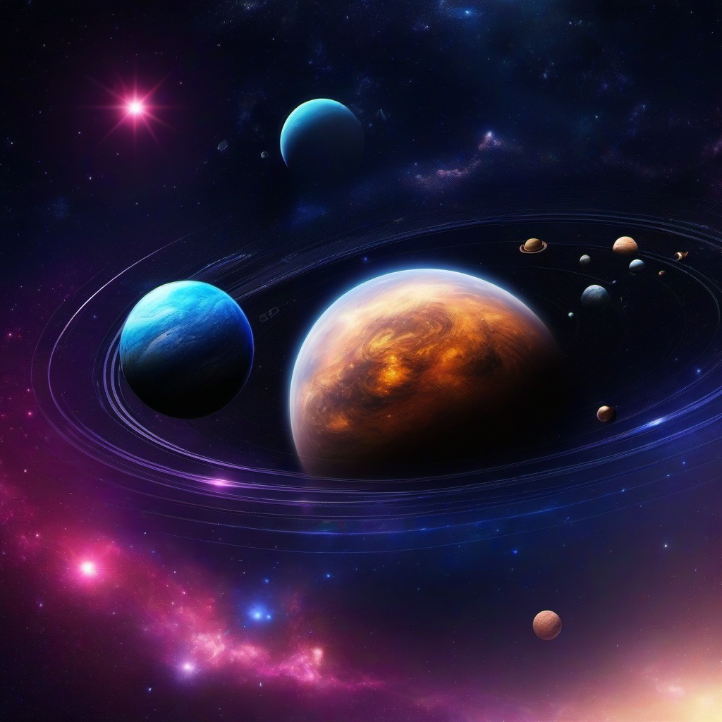 Galaxy Background Wallpaper - galaxy with planets background  