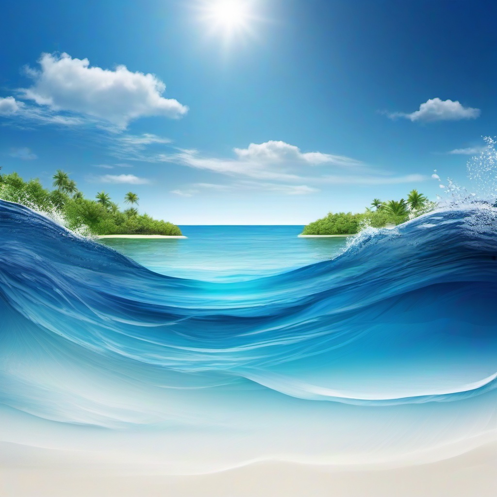 Ocean Background Wallpaper - ocean white background  