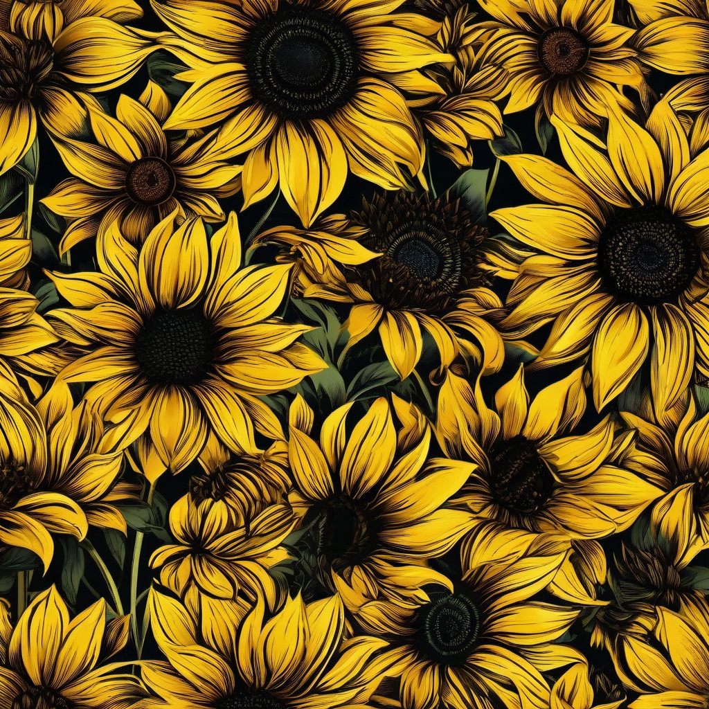 Flower Background Wallpaper - sunflower background  