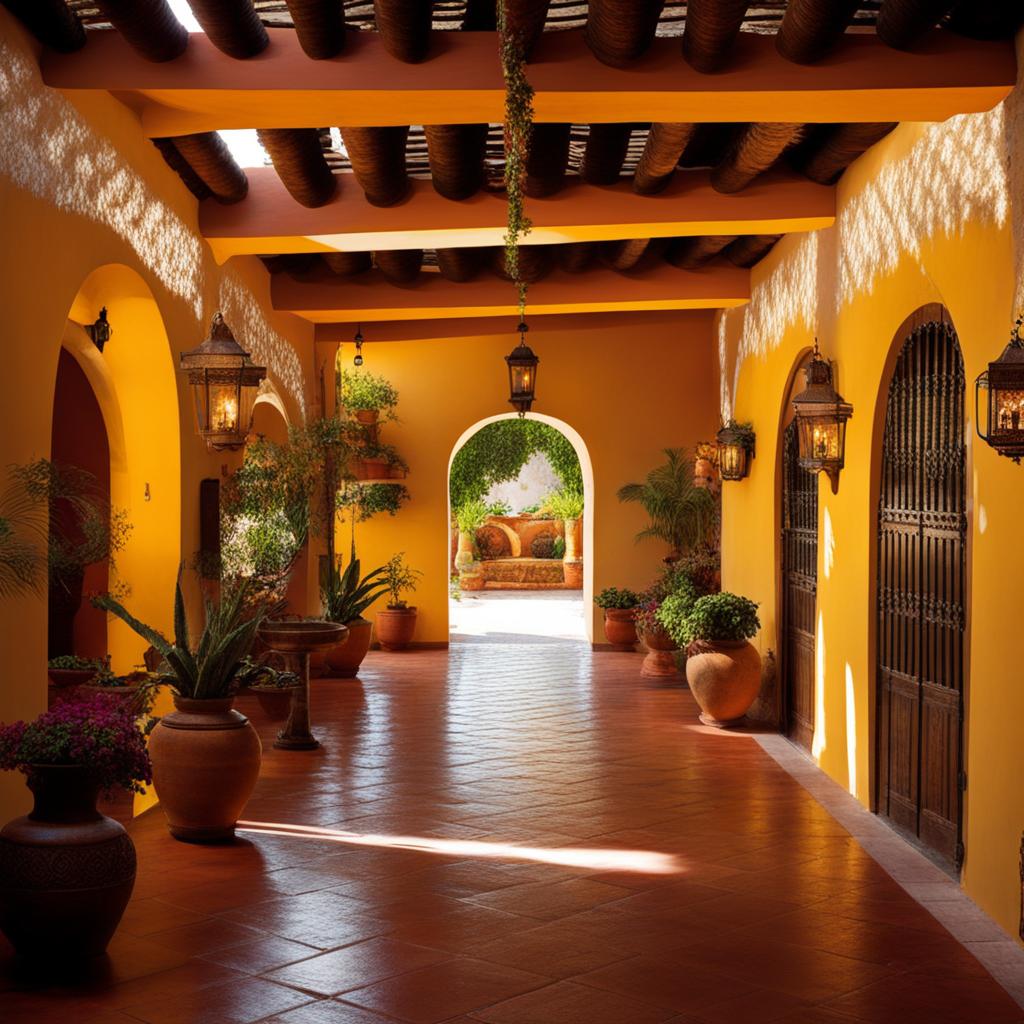 mexican haciendas, with vibrant courtyards, host celebrations in jalisco, mexico. 