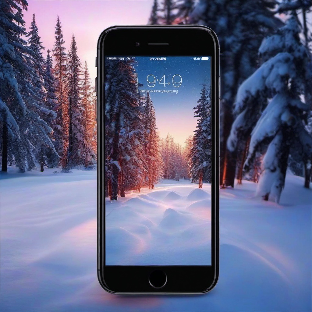 Winter background wallpaper - snowy background iphone  