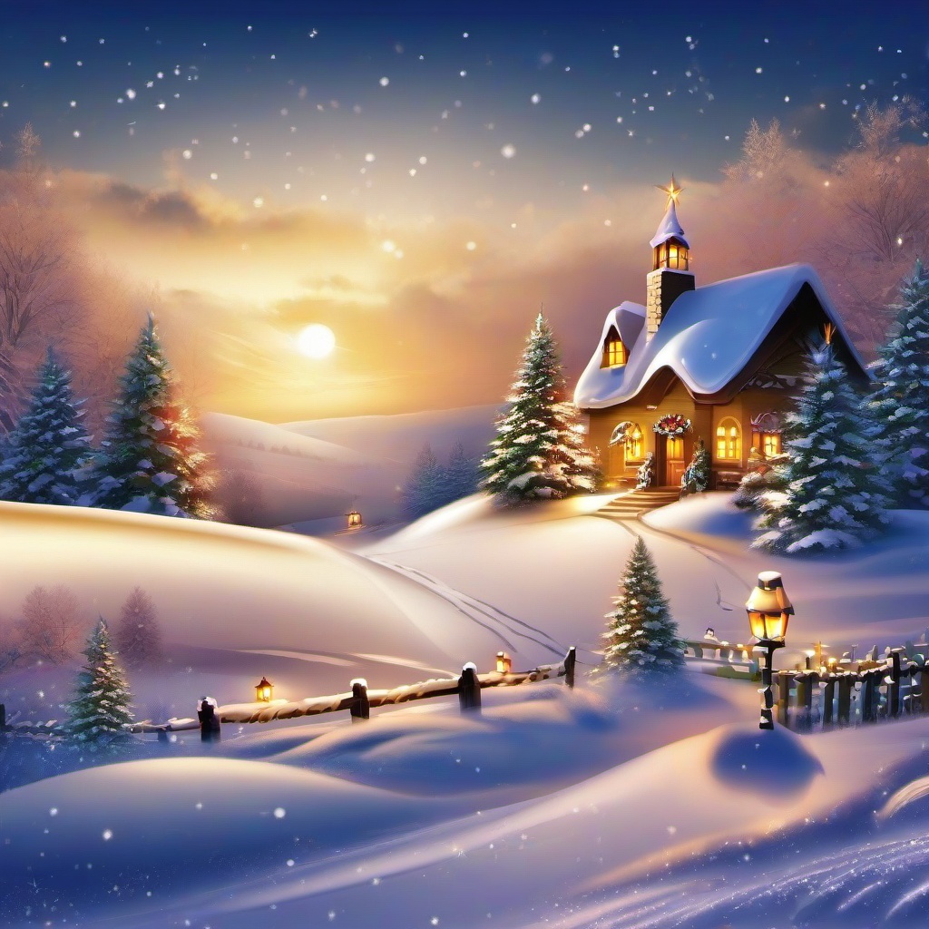 Christmas Background Wallpaper - christmas landscape wallpaper  