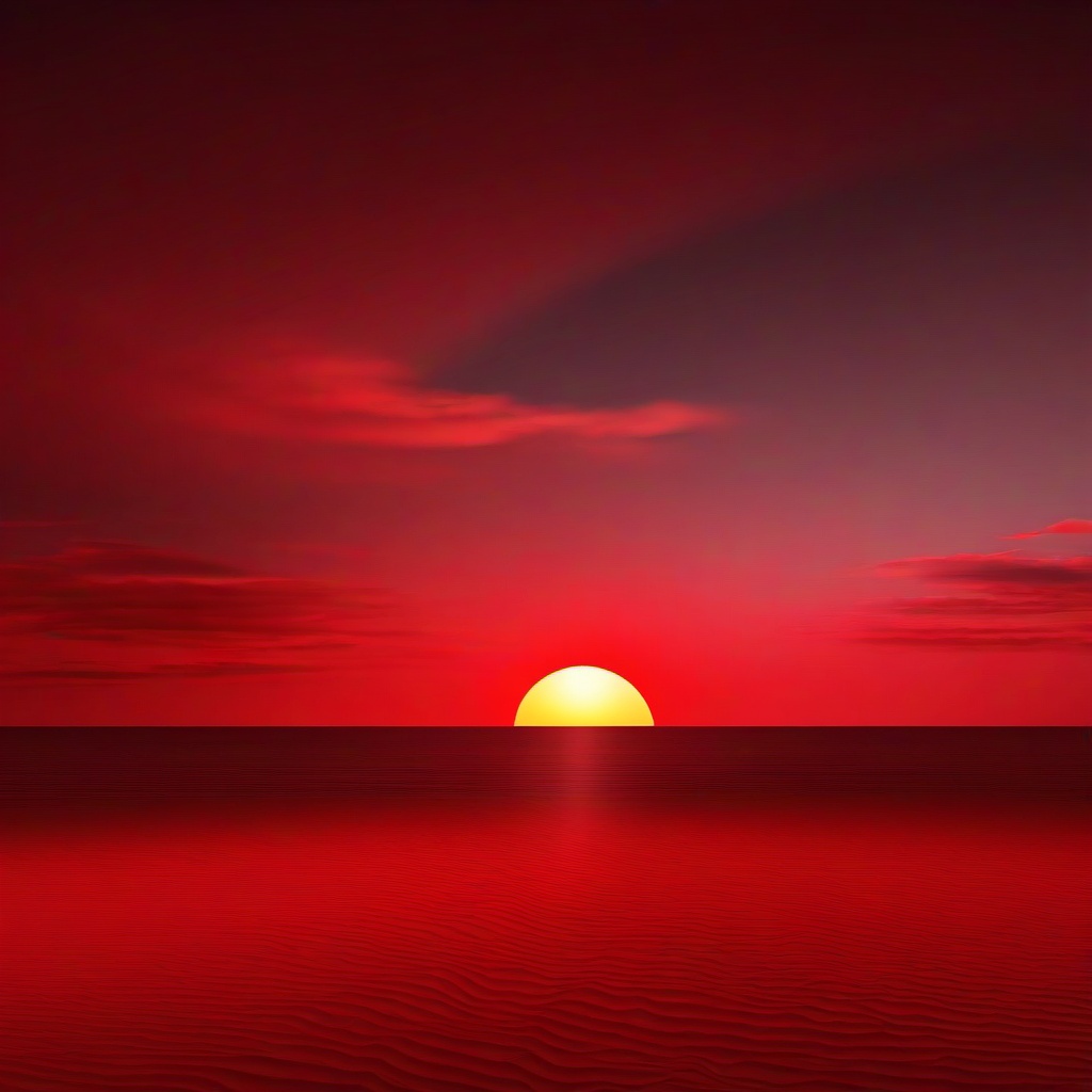 Red Background Wallpaper - red sunset background  