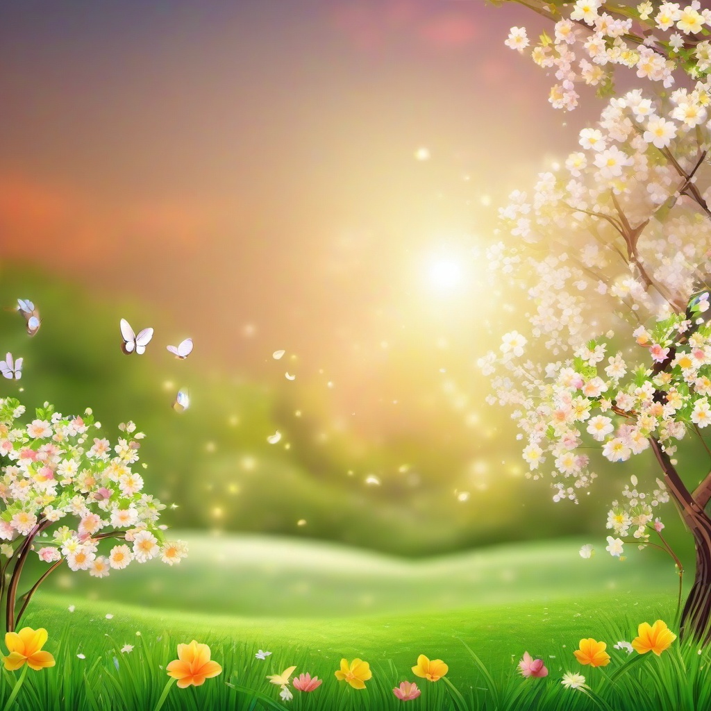 animated spring background  ,background wallpaper