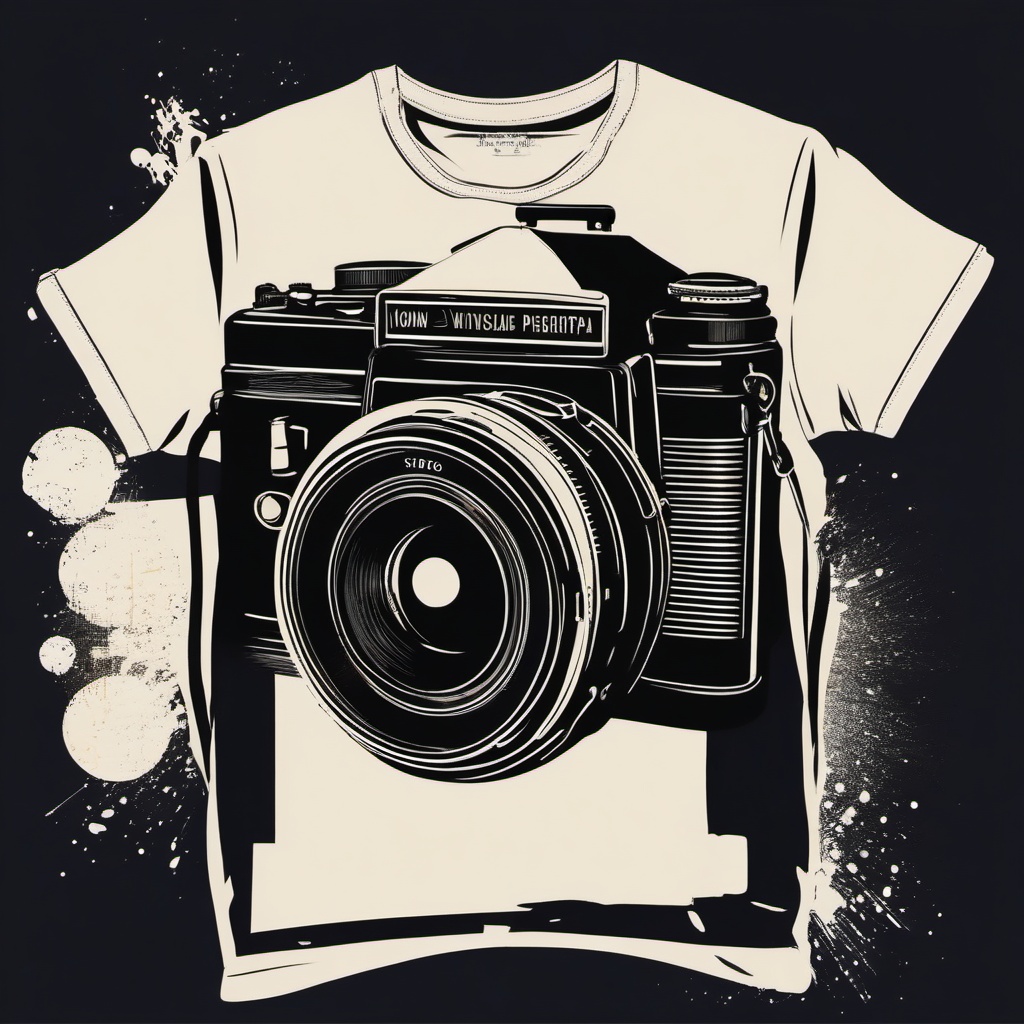 Vintage Camera Love - Show your passion for vintage photography with your design. , vector art, splash art, retro t shirt design