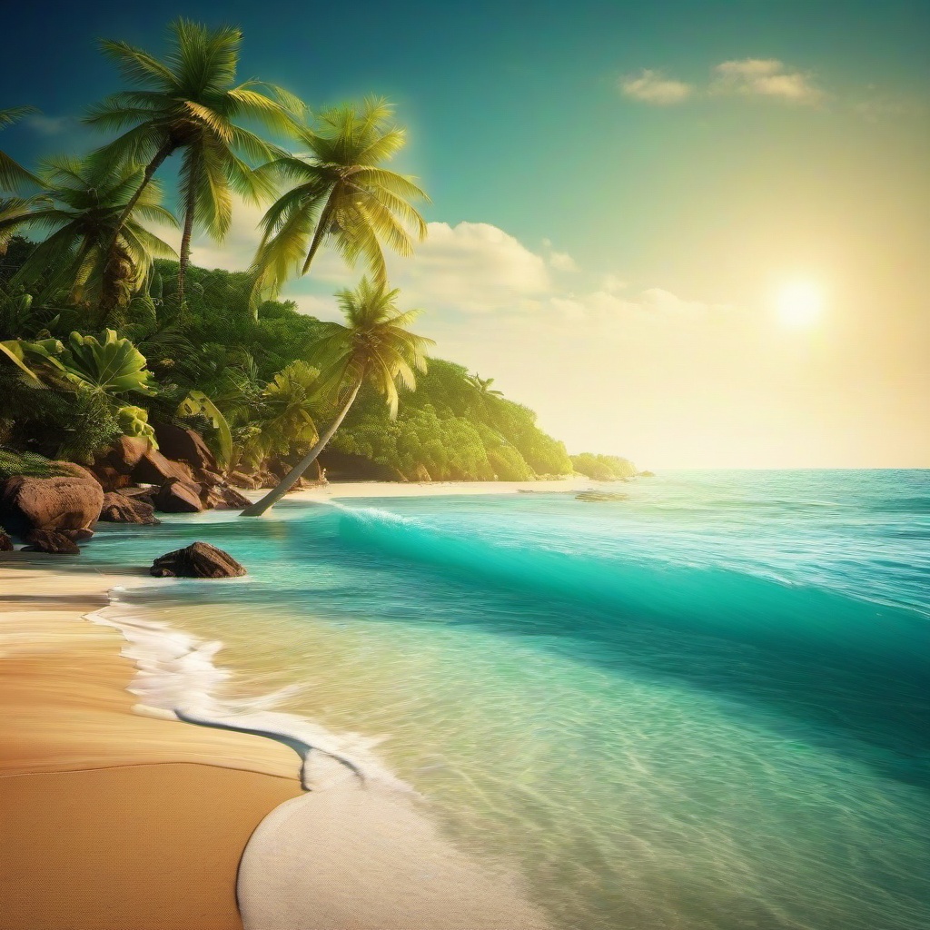 Beach Background Wallpaper - water beach wallpaper  