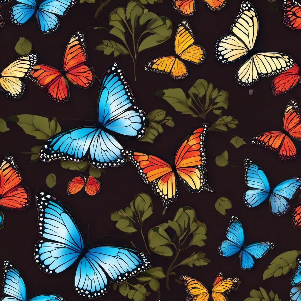 Butterfly Background Wallpaper - cartoon butterfly background  