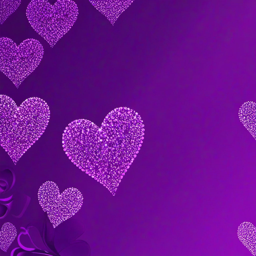 Purple Background Wallpaper - heart purple wallpaper  