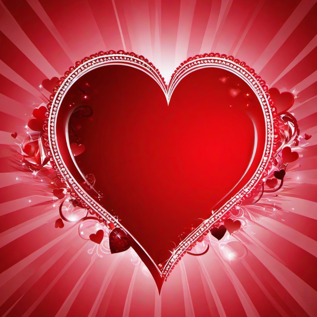 Heart Background Wallpaper - heart with red background  