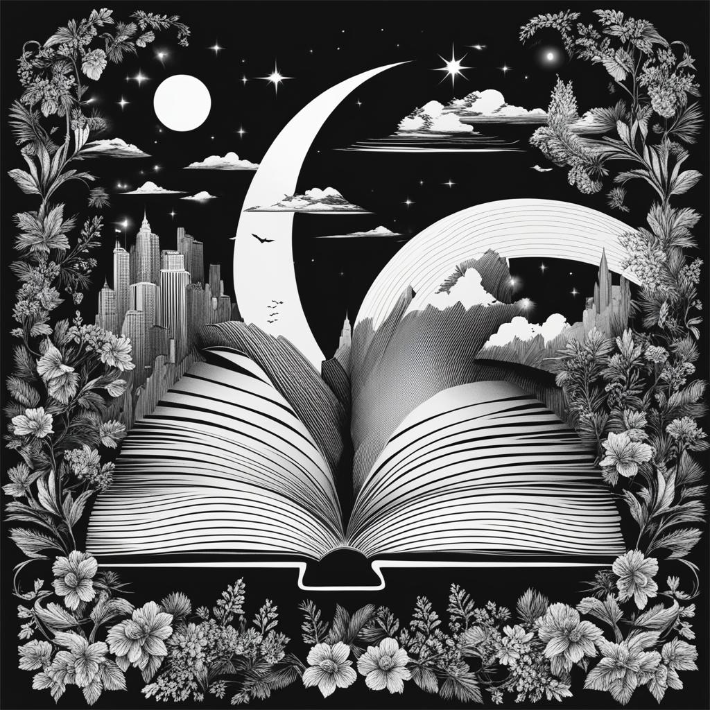 book clipart black and white - inviting you to explore its pages. 