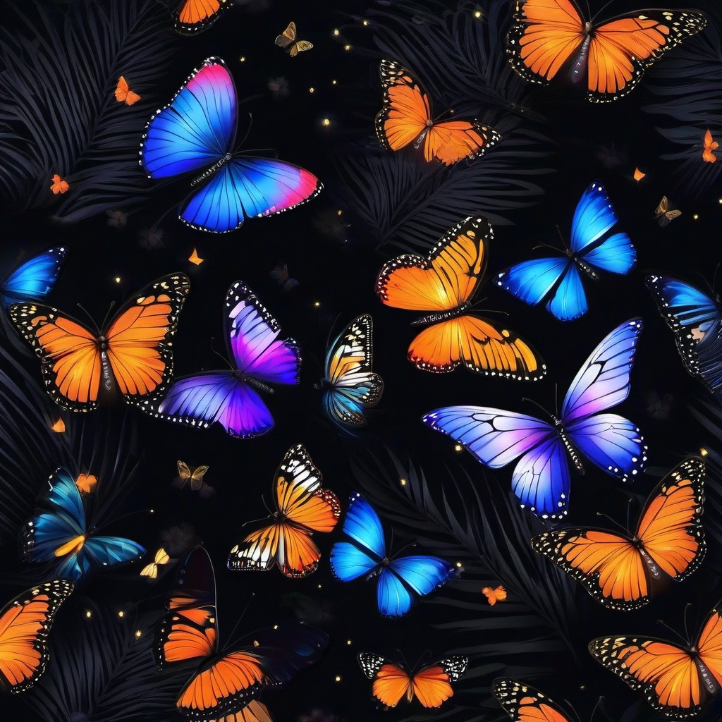 Butterfly Background Wallpaper - night butterfly wallpaper  