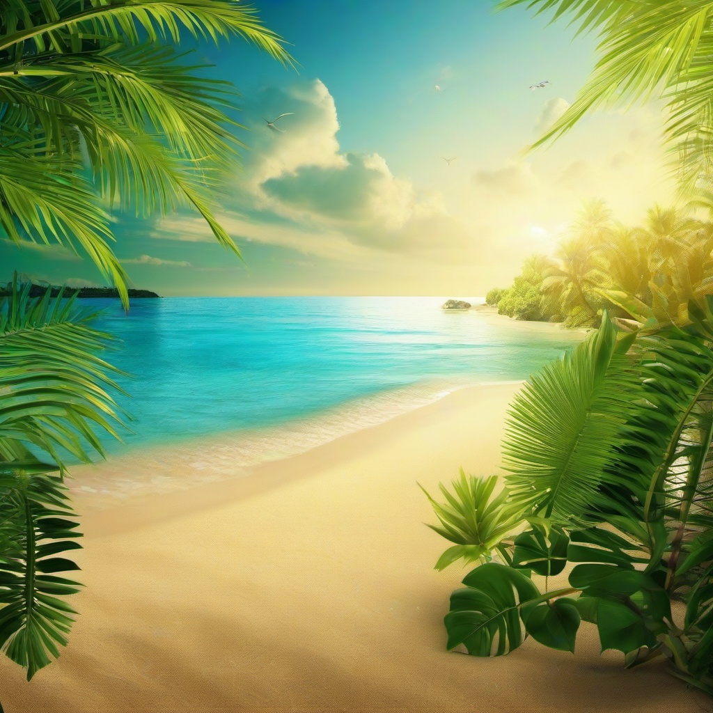 Beach Background Wallpaper - desktop wallpaper tropical beach  