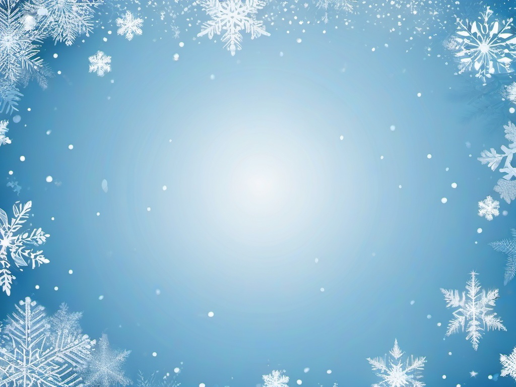 Blue Christmas Background-Light blue with white snowflakes and subtle holiday accents  background wallpaper