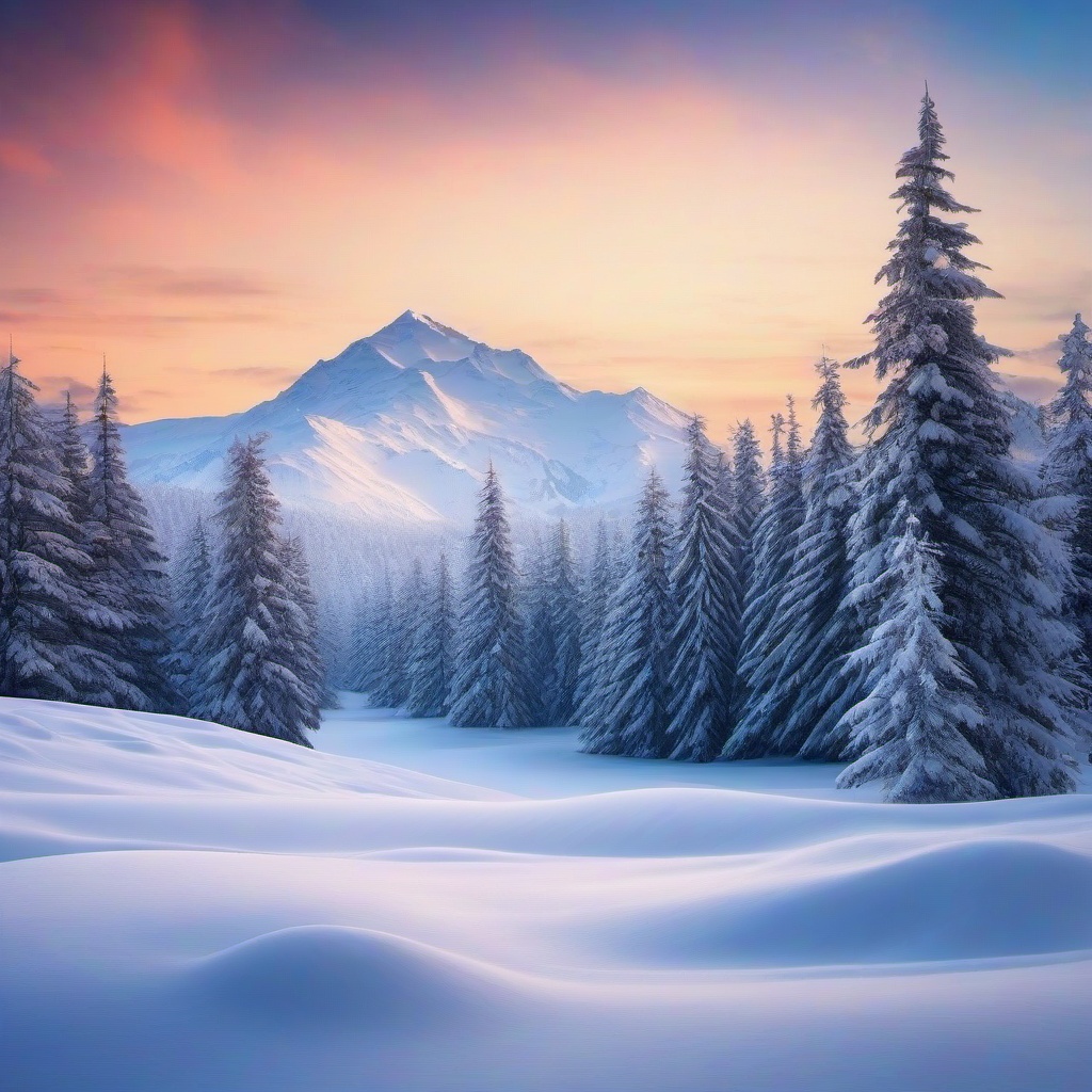 Snow Background Wallpaper - snowy mountain backdrop  