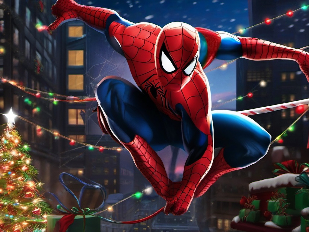 Spider Man Christmas Wallpaper  