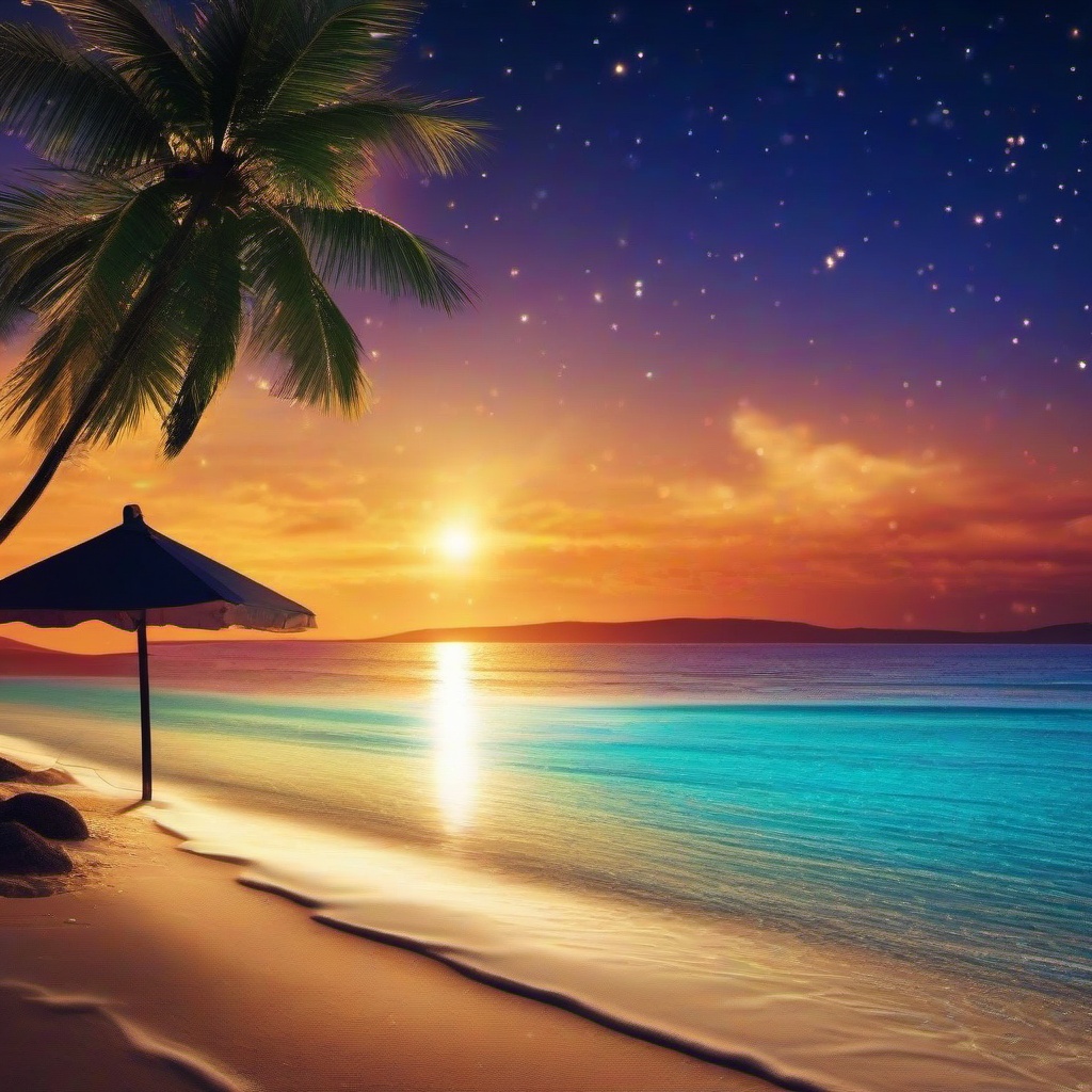 Beach background - sparkly beach wallpaper  