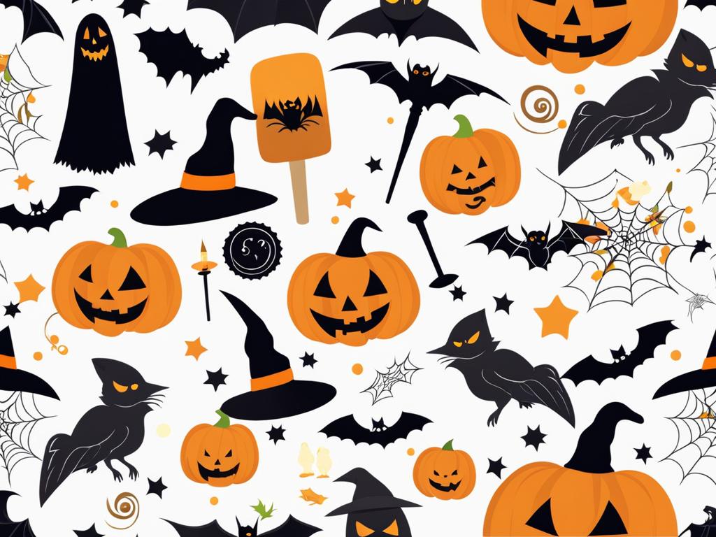 halloween clipart transparent background - setting a spooky tone. 