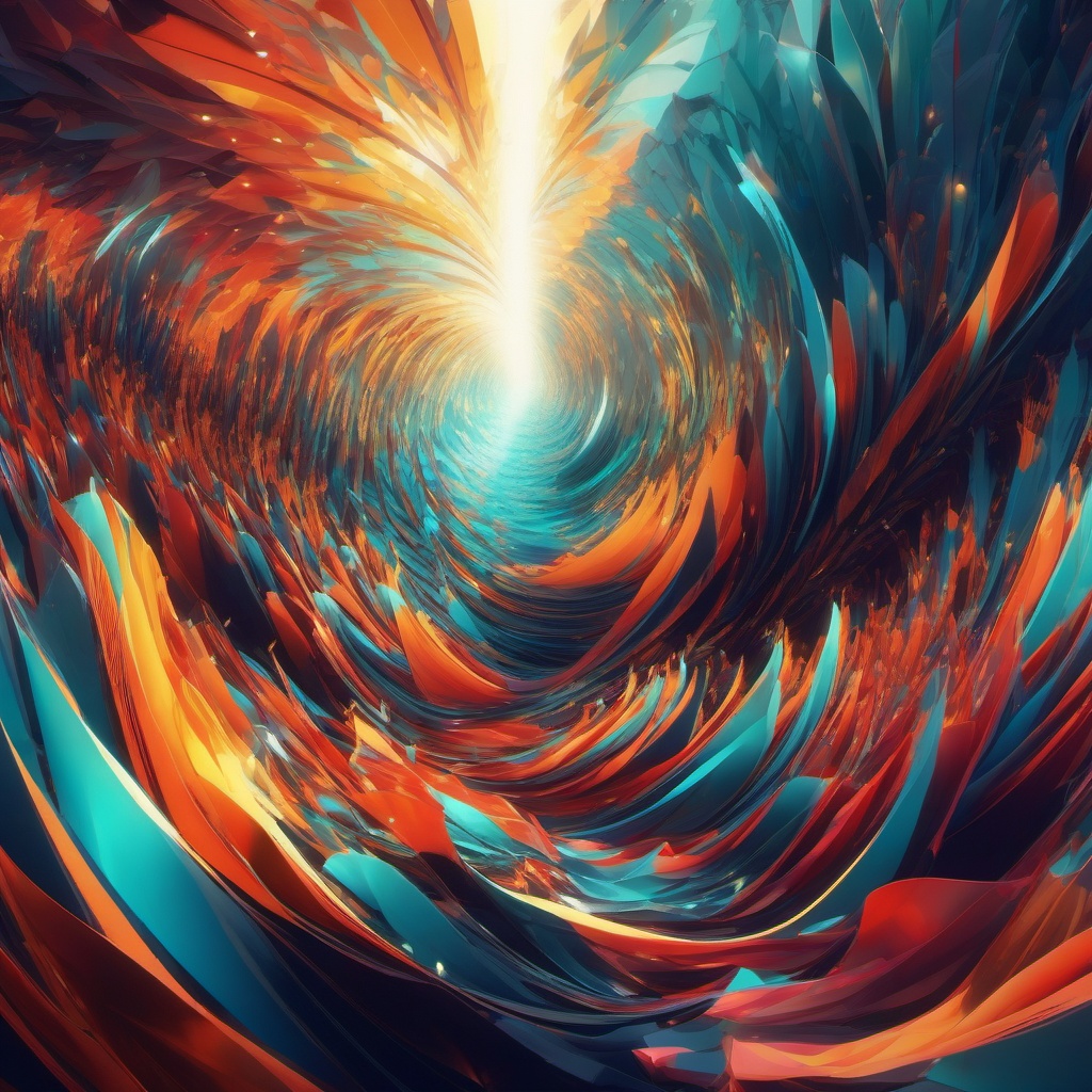 Game Wallpaper - Virtual Reality wallpaper, abstract art style, patterns, intricate