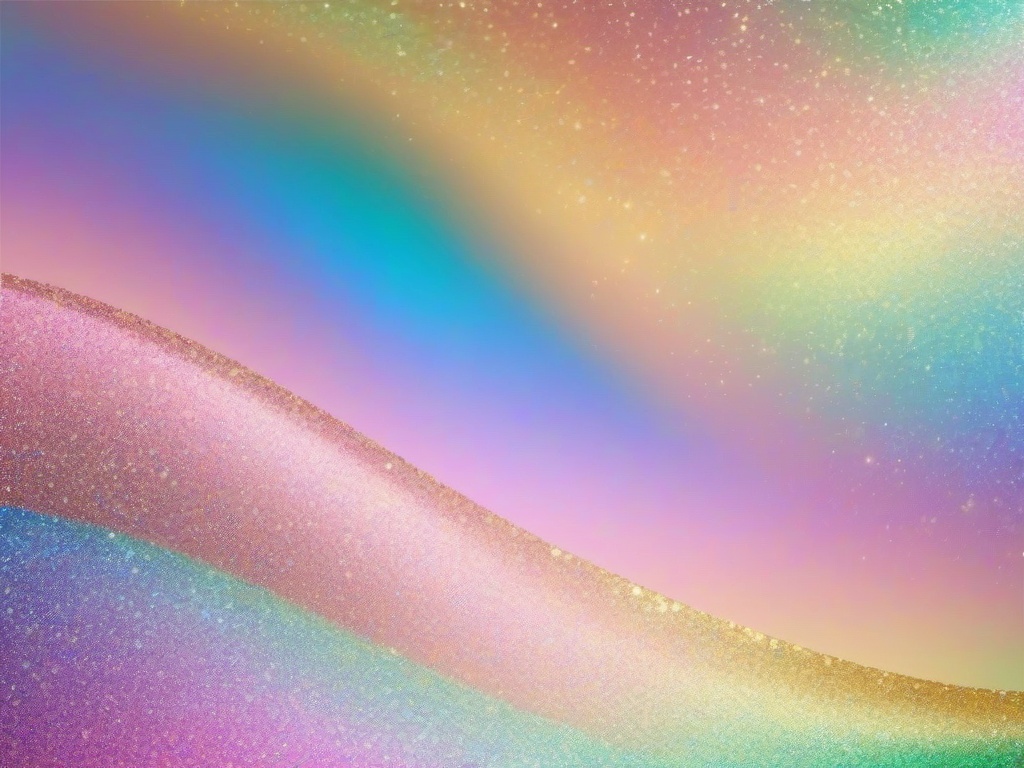 Pastel Rainbow Glitter Background  