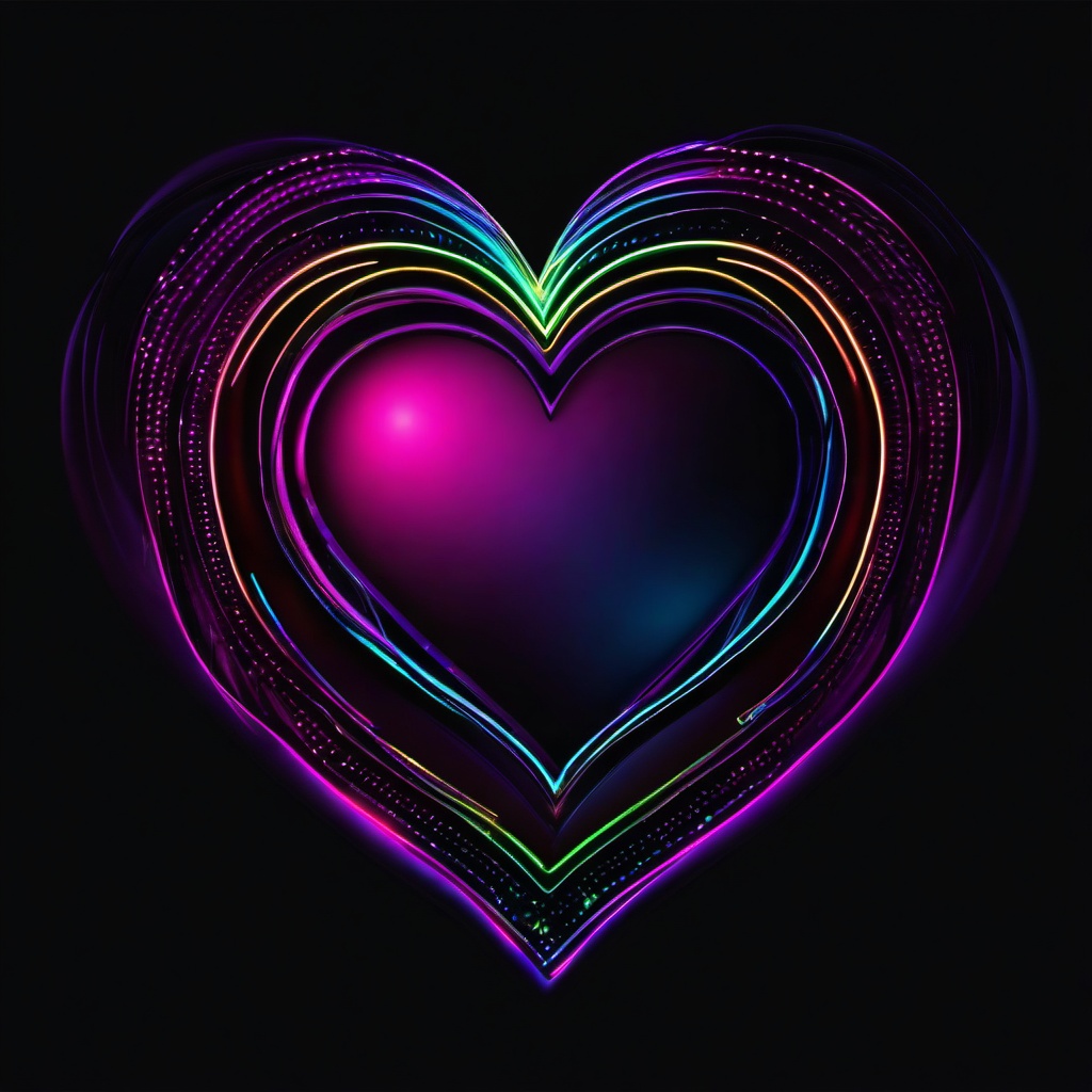 Heart Background Wallpaper - beautiful neon heart wallpaper  