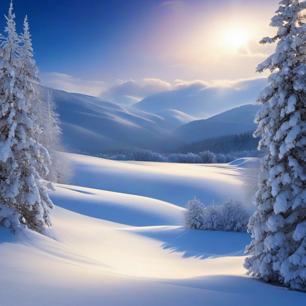 Snow Background Wallpaper - snow scene wallpaper  