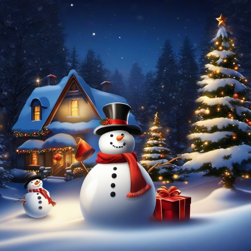 Christmas Background Wallpaper - christmas snowman wallpaper  