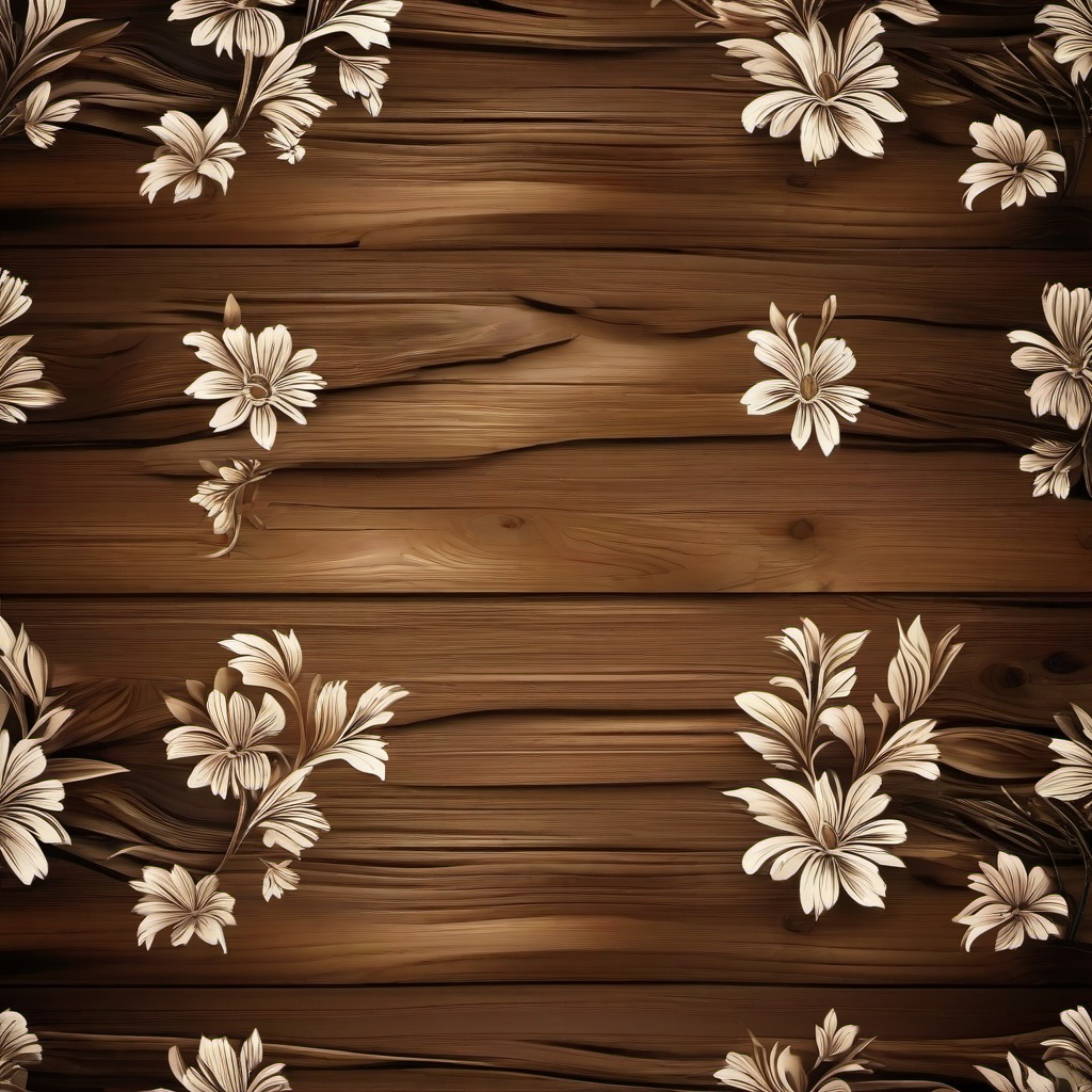 Wood Background Wallpaper - wood rustic floral background  