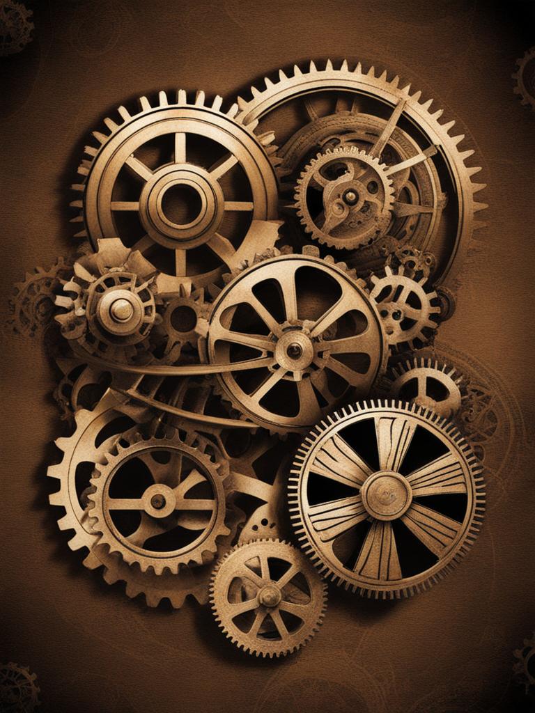 steampunk gears - incorporate steampunk-inspired gears and machinery into your tattoo. 