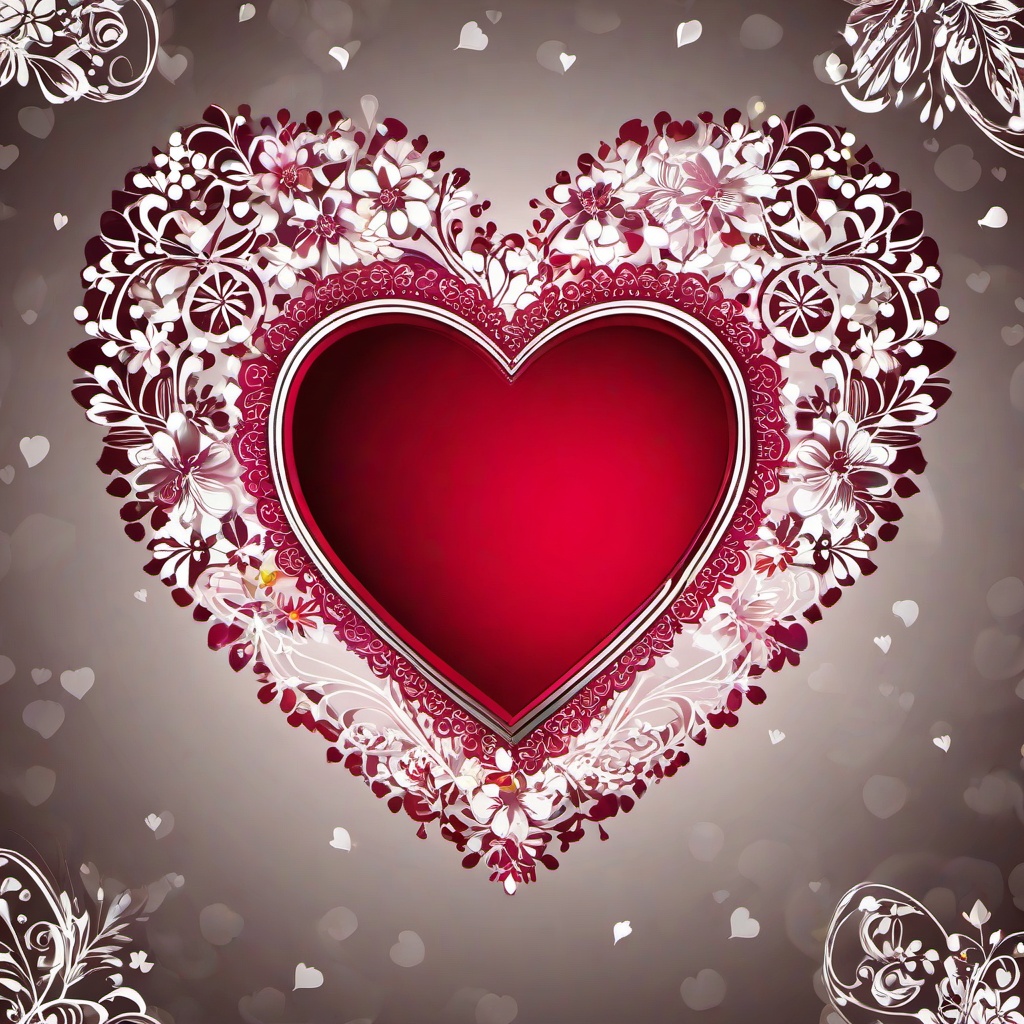 Heart Background Wallpaper - flower heart background  