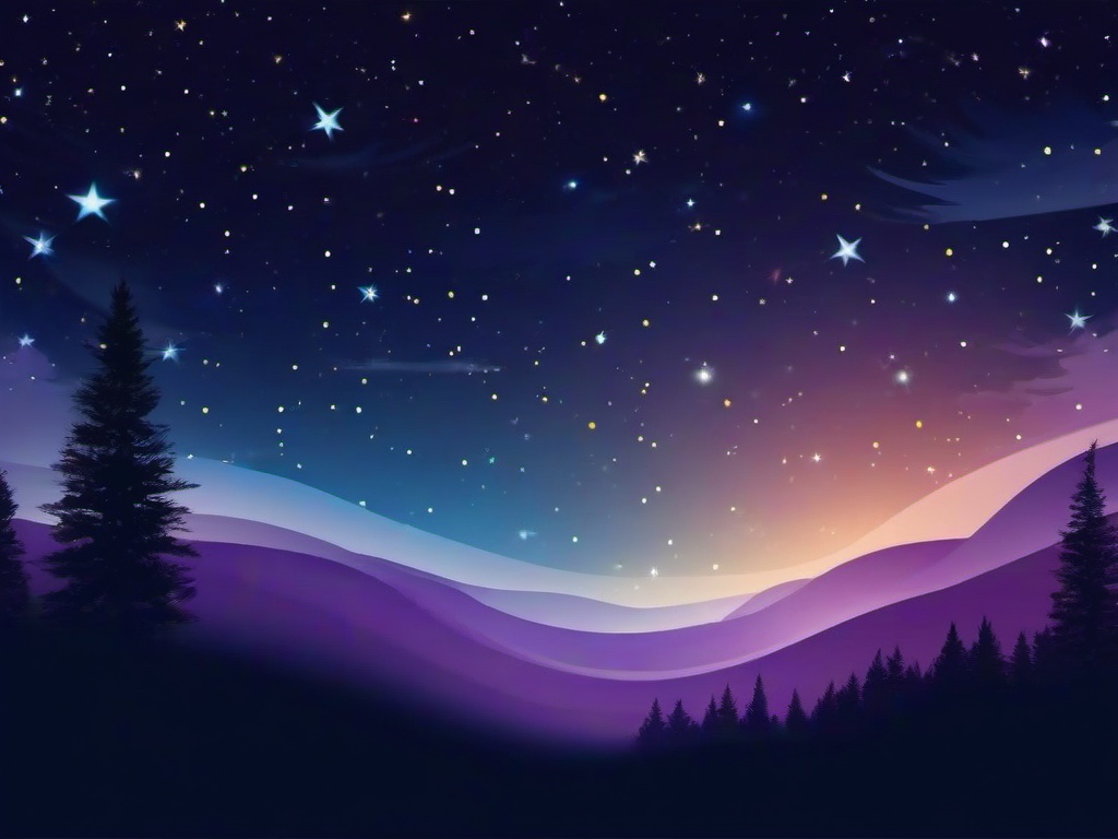 Starry Night Motion Background  