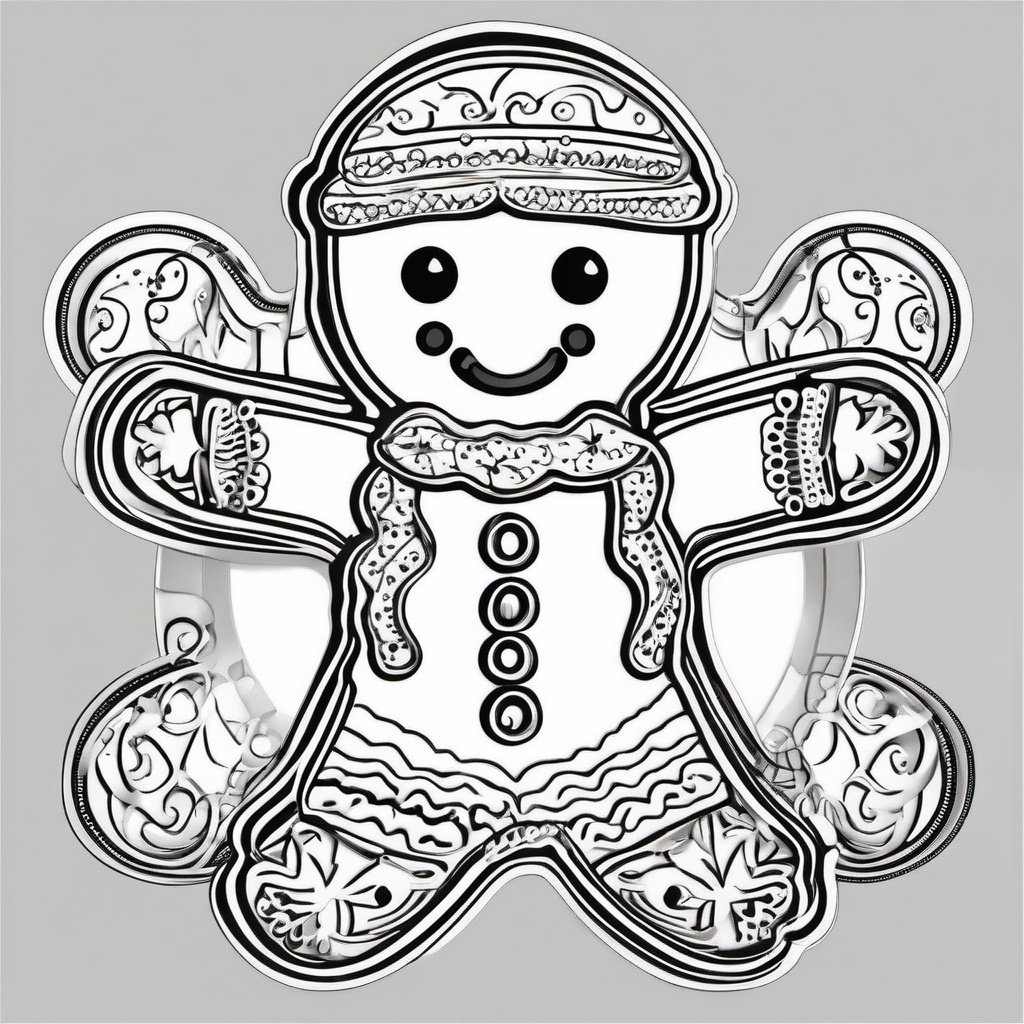 Gingerbread Man  clipart