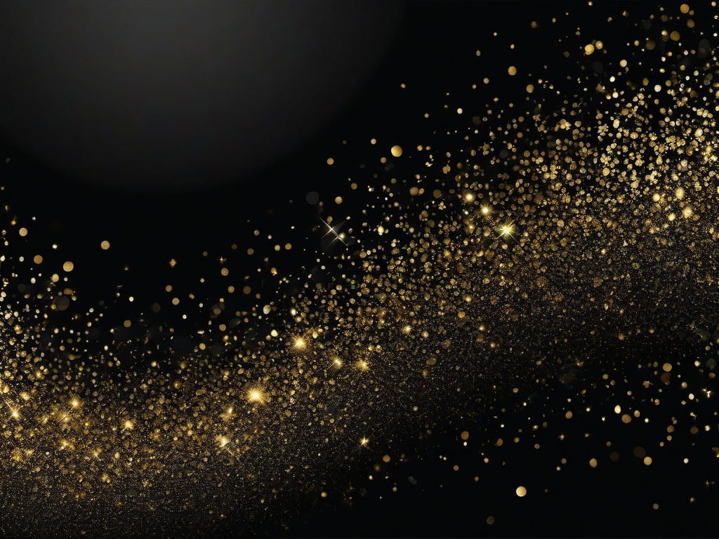 Black Background Gold Glitter - Black background with sparkling gold details.  background wallpaper