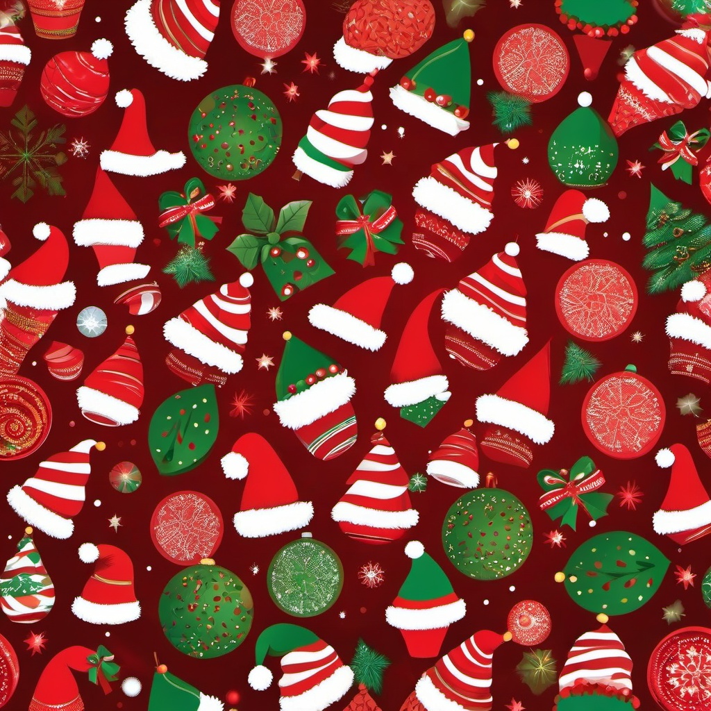 Christmas Background Wallpaper - santa hat wallpaper  