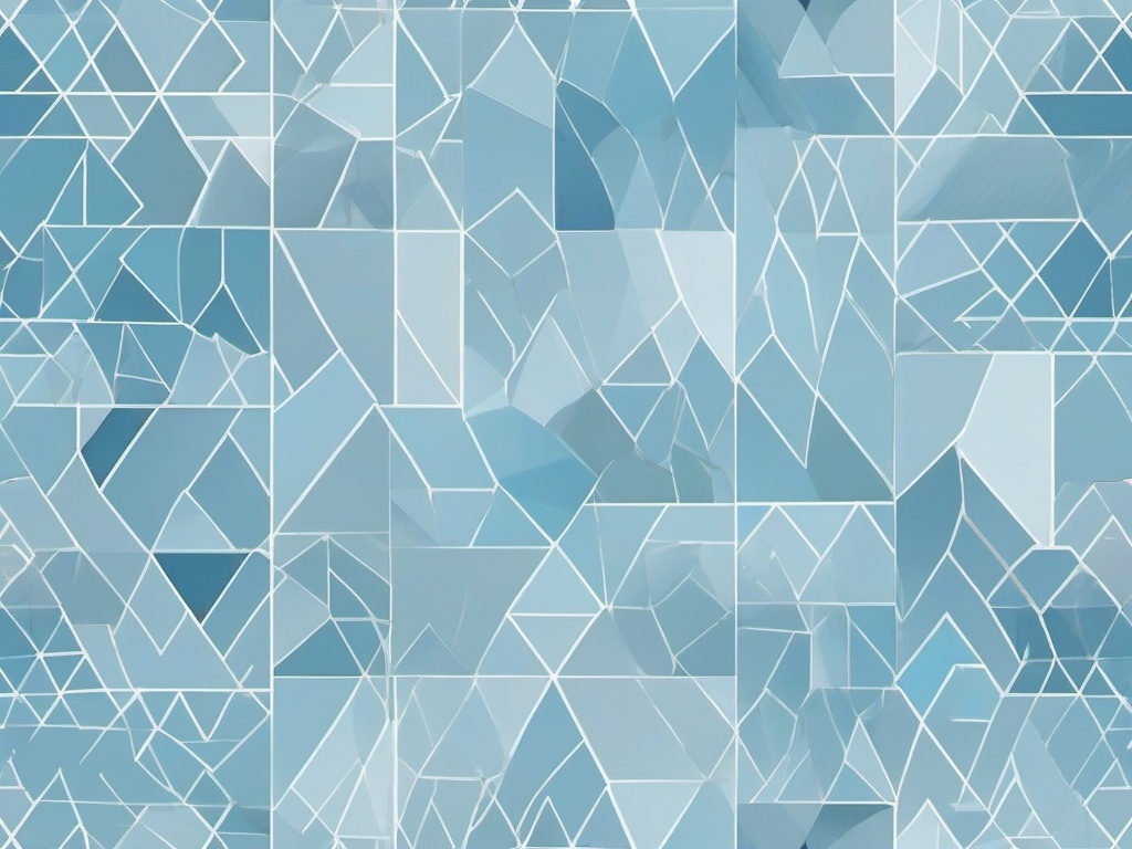 Aesthetic Blue Background-Pastel blue with faint geometric shapes for a soft, modern aesthetic  background wallpaper