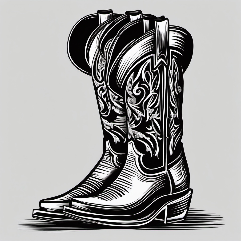 Cowboy Boot  clipart