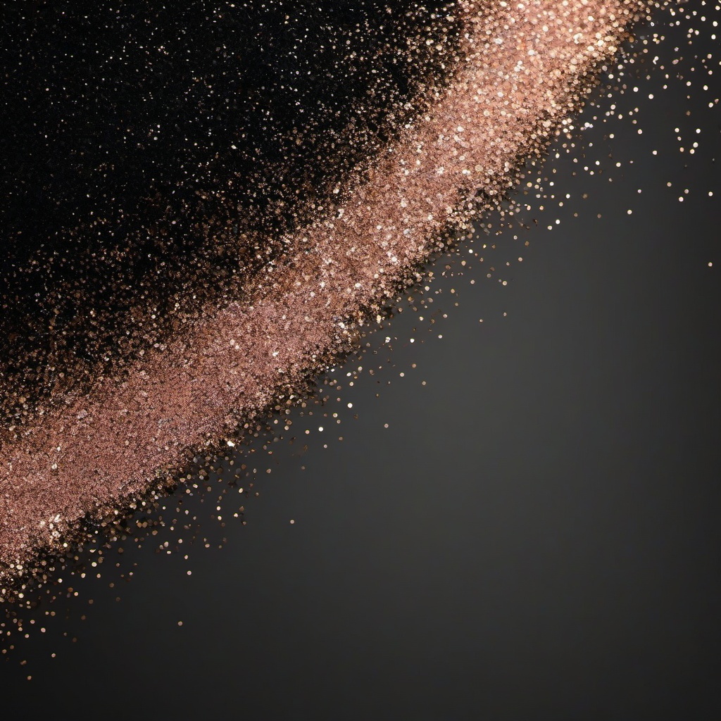 Glitter background - black and rose gold glitter background  