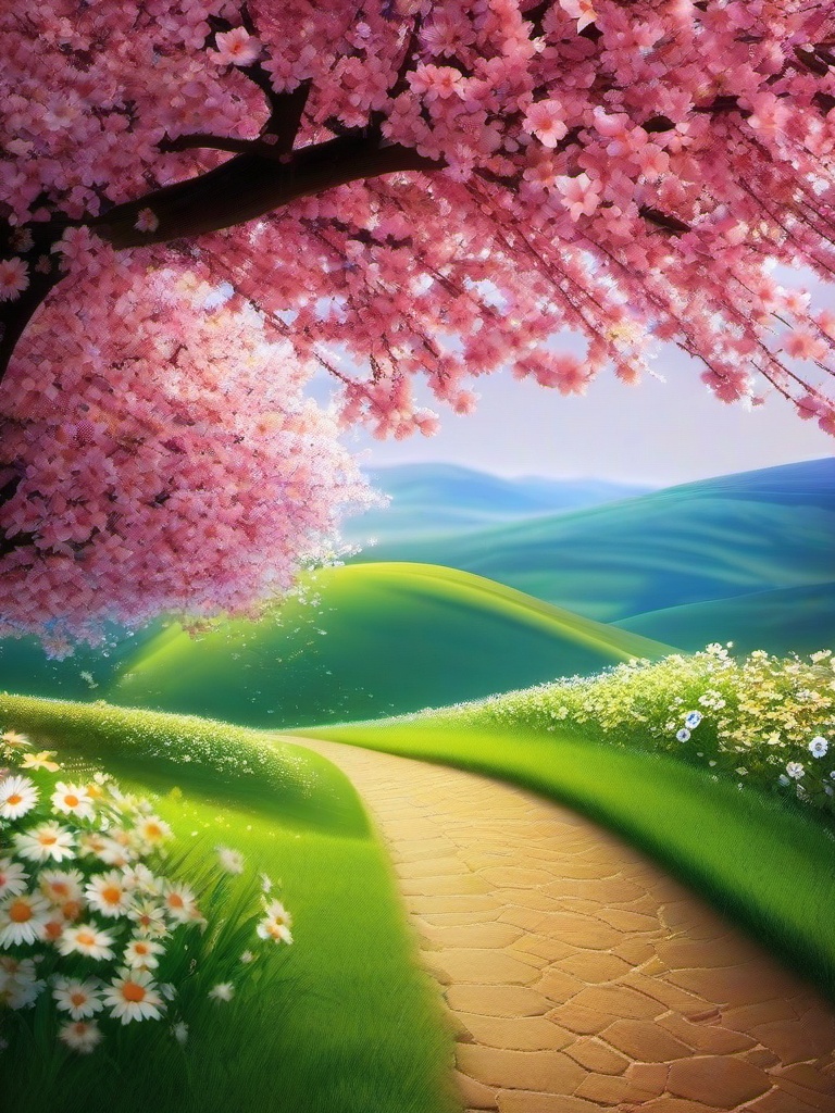 springtime pictures wallpaper  ,background wallpaper