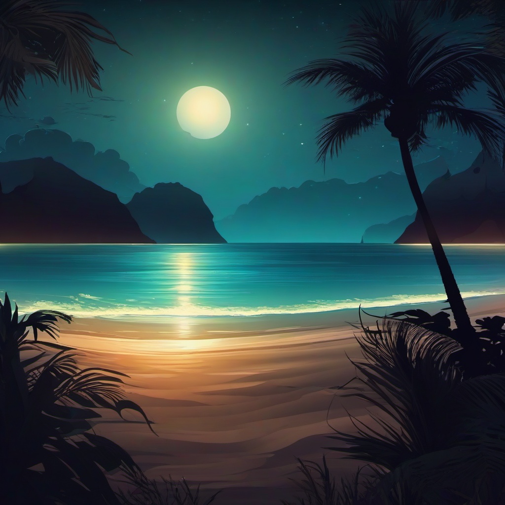 Beach Background Wallpaper - beach night background  